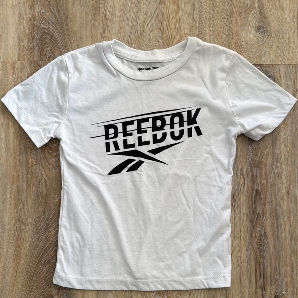 Reebok White Short Sleeve Tee Classic Crew